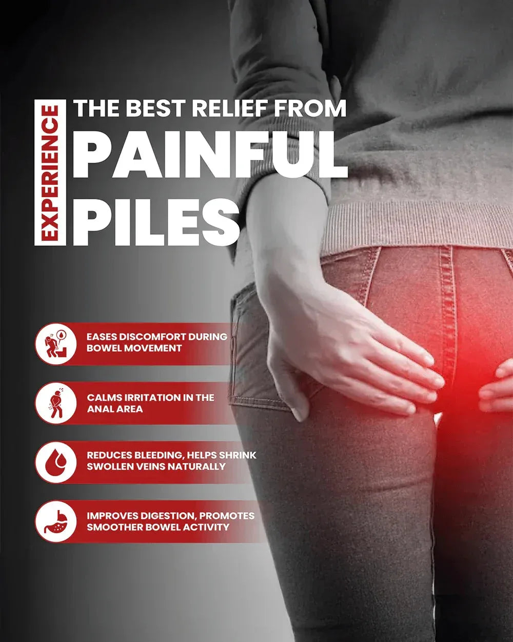 Piles Free Capsules for Relief and Healing from Hemorrhoids - Grinbizz exim pvt ltd